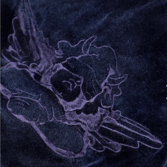 SOLD- 31- Boys Lie Velour Cropped Hoodie - Picture 3 of 3